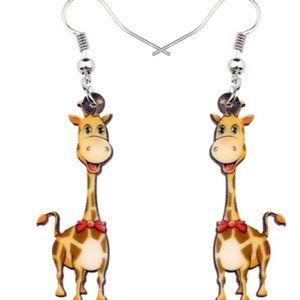 Giraffe Acrylic Earrings